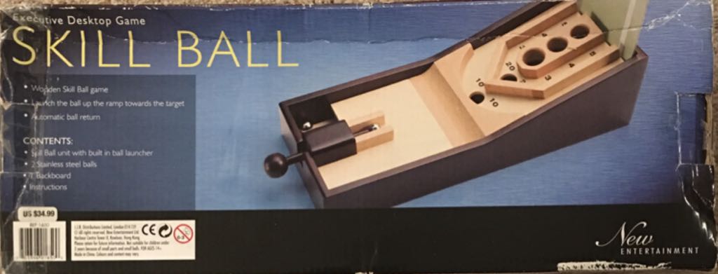 Executive Desktop Skill Ball  board game collectible [Barcode 703396016500] - Main Image 2