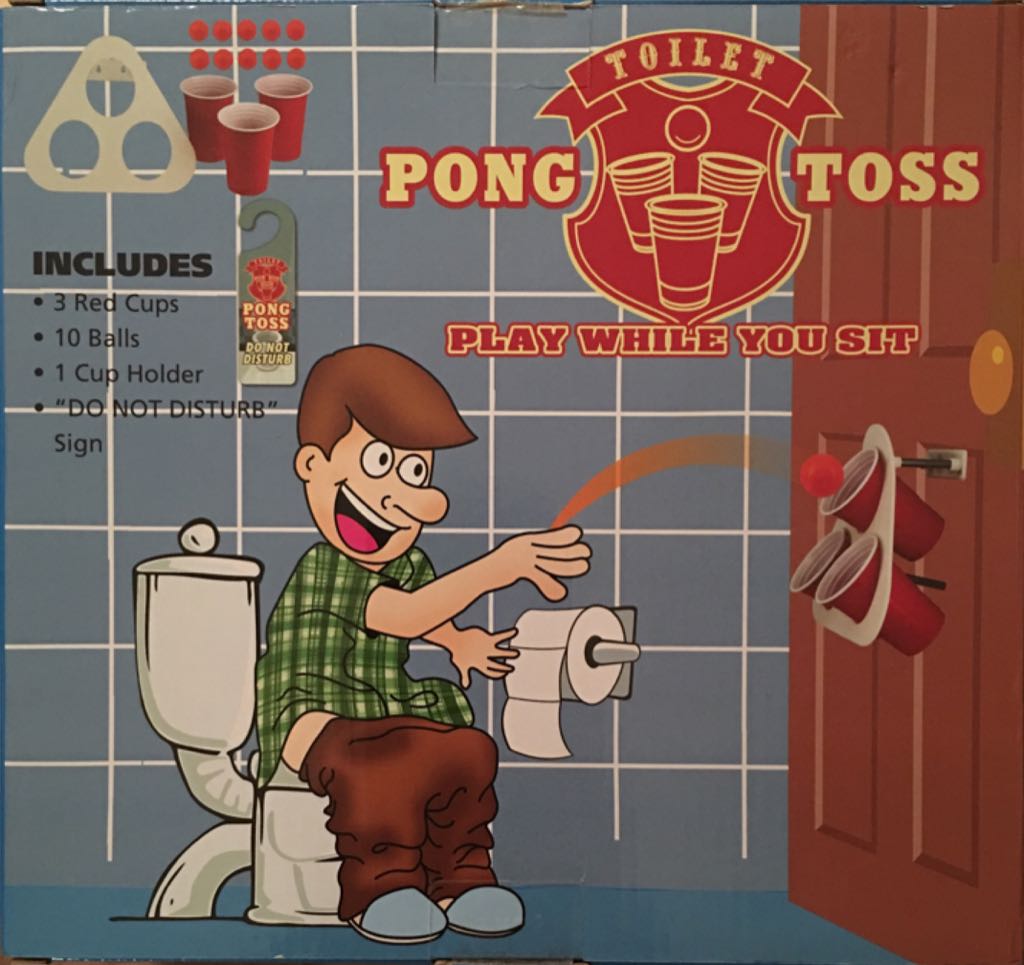 Toilet Pong Toss  board game collectible [Barcode 704155222606] - Main Image 2