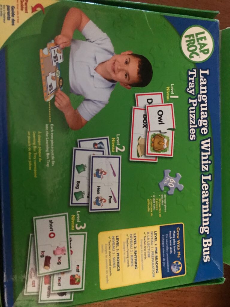 Language Whiz Learning Bus  board game collectible [Barcode 705988136078] - Main Image 2