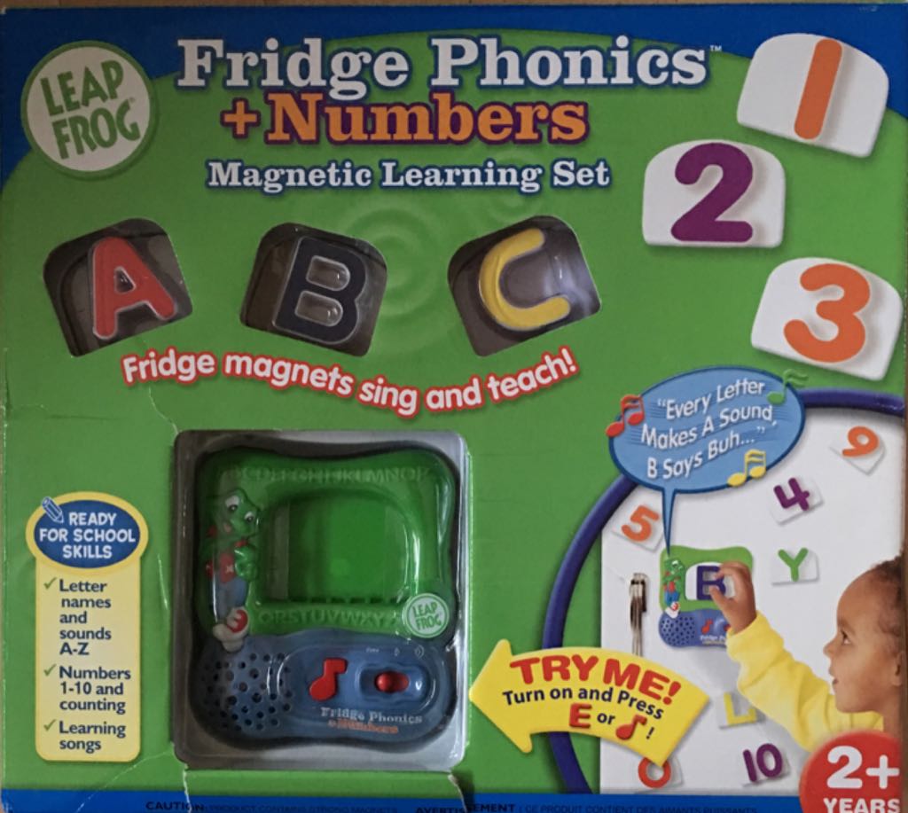 Leap Frog : Fridge Phonics + Numbers Magnetic Learning Set  (1) board game collectible [Barcode 708431102033] - Main Image 1