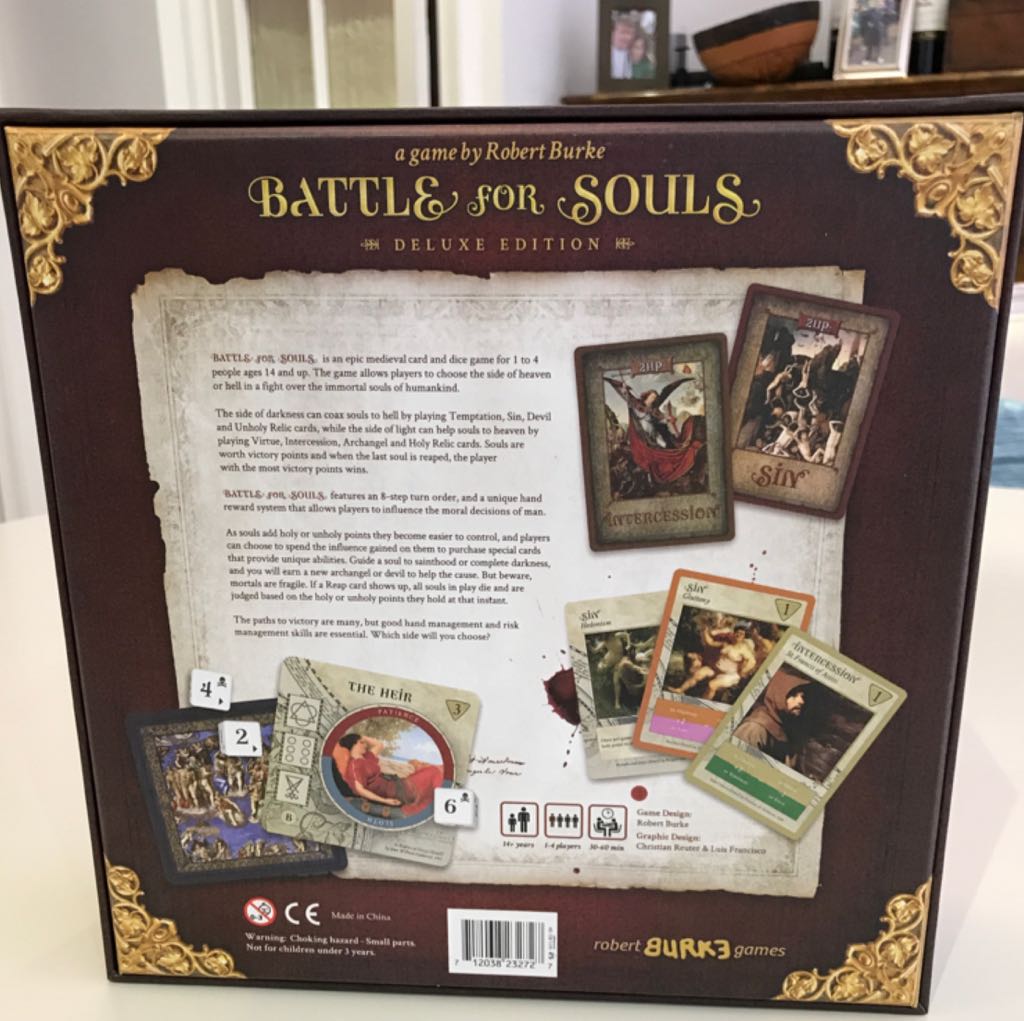 Battle For Souls: De Luxe  (1-4) board game collectible [Barcode 712038232727] - Main Image 2