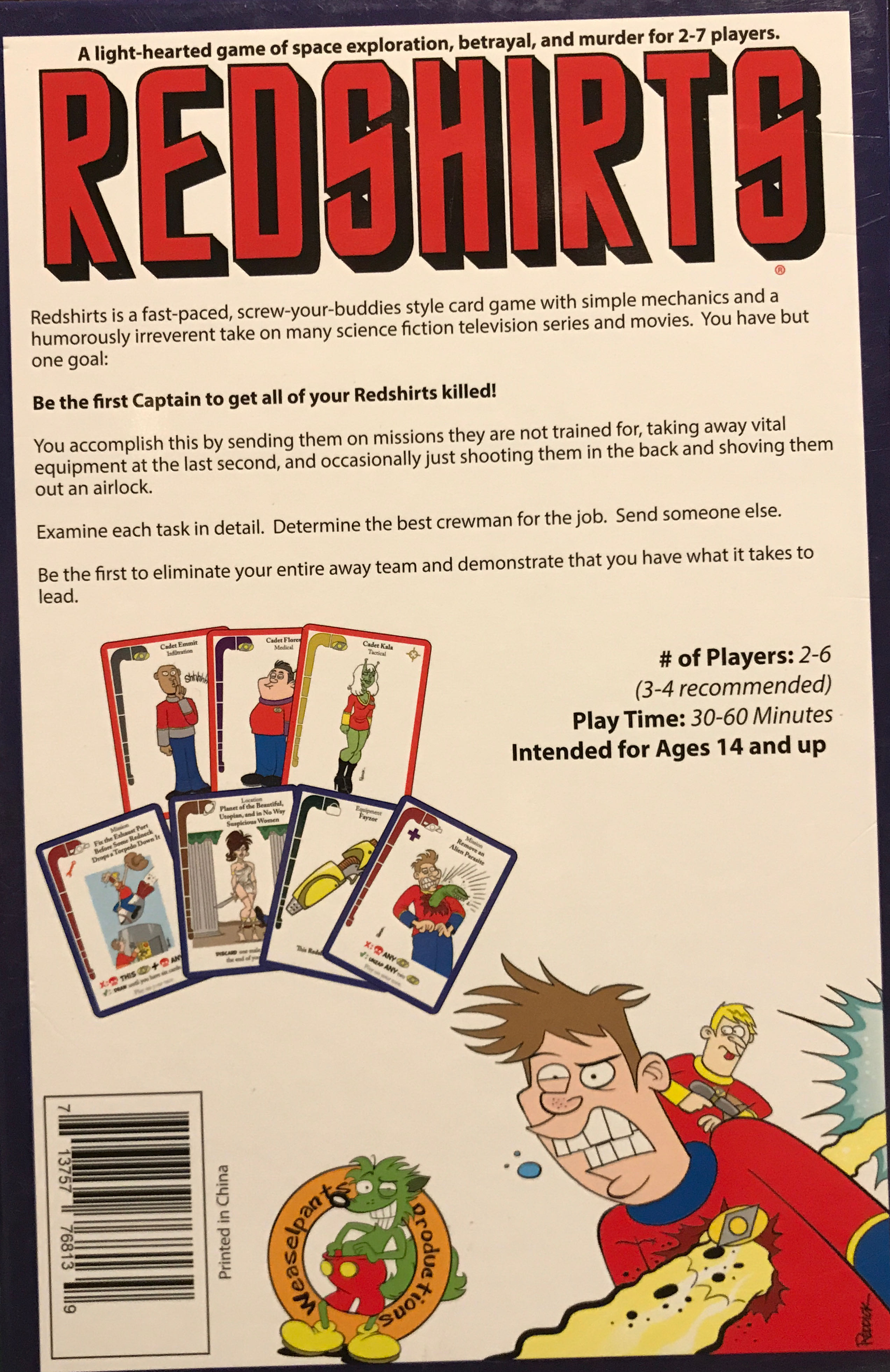 Redshirts  (2-6) board game collectible [Barcode 713757768139] - Main Image 2
