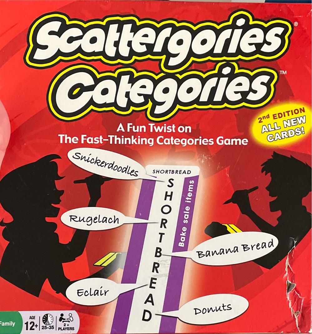 Scattergories Categories 2nd Edition  (2-4) board game collectible [Barcode 714043011427] - Main Image 3