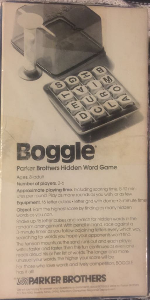 BIG BOGGLE  (2+) board game collectible [Barcode 714043011472] - Main Image 2
