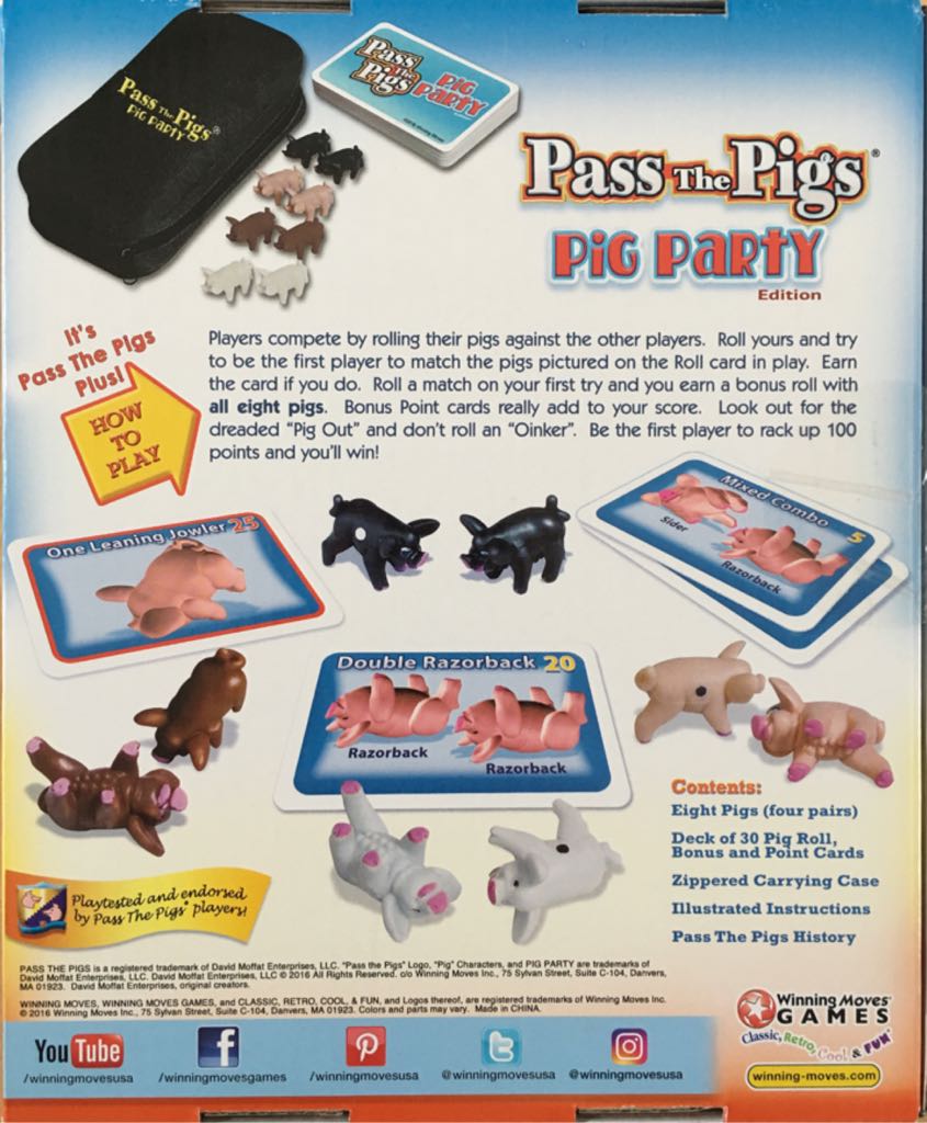 Pass The Pigs  (2-4) board game collectible [Barcode 714043011496] - Main Image 2