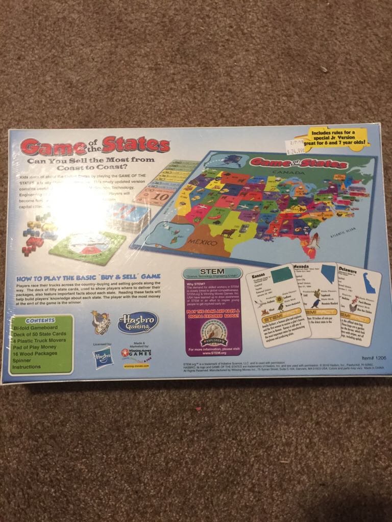 Game Of The States  (2-4) board game collectible [Barcode 714043012066] - Main Image 2