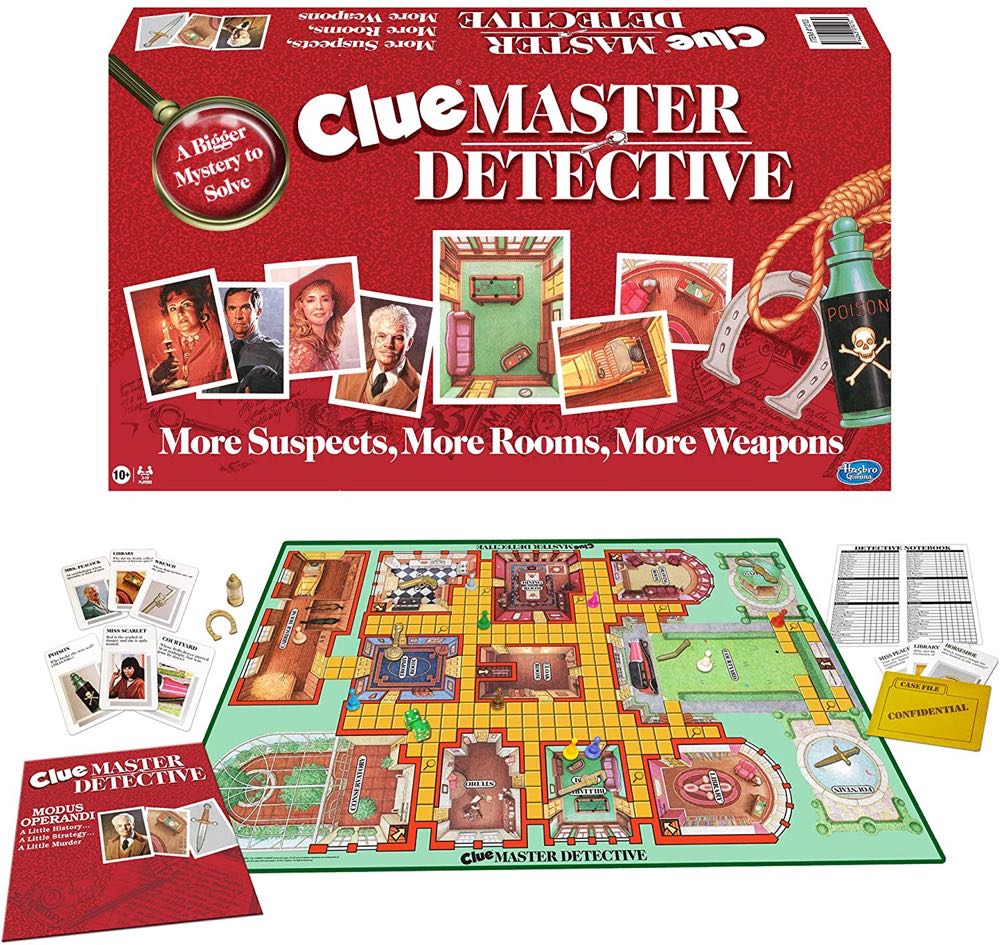 Clue Master Detective  (3-10) board game collectible [Barcode 714043012134] - Main Image 2