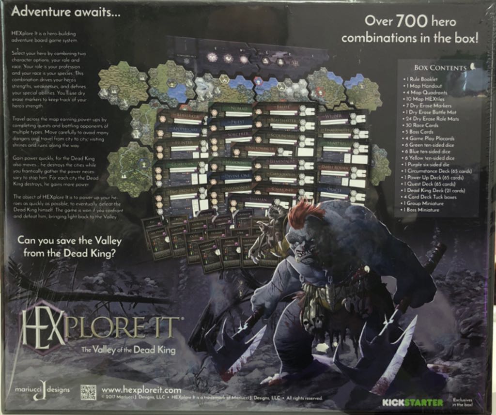 HEXplore IT: Valley of the Dead King  (1-7) board game collectible [Barcode 714343989143] - Main Image 2