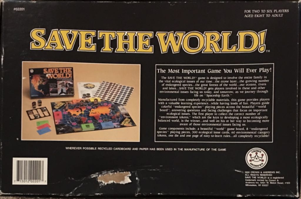 Save The World!  (2-6) board game collectible [Barcode 715012022017] - Main Image 2