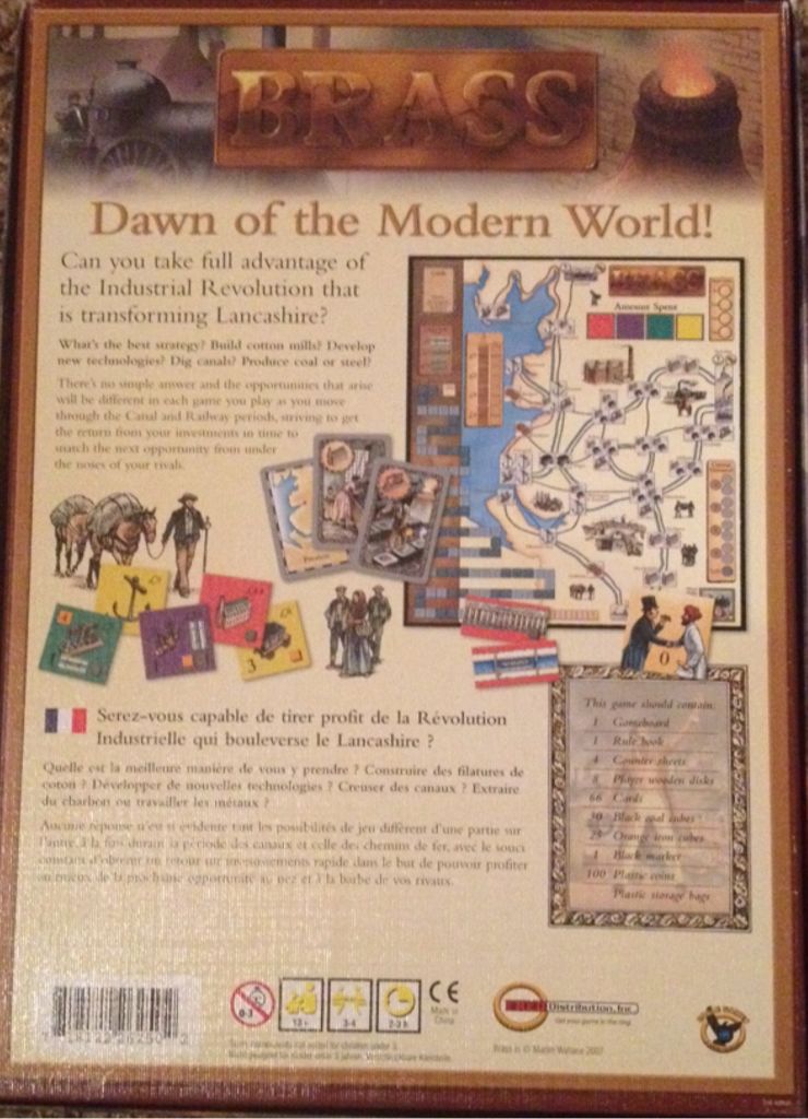 Brass  (2-4) board game collectible [Barcode 718122262502] - Main Image 2