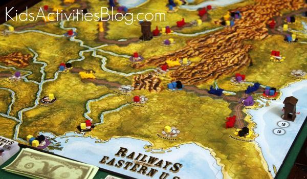 Railways Of The World: The Eastern U.S.  (2-6) board game collectible [Barcode 718122562794] - Main Image 2