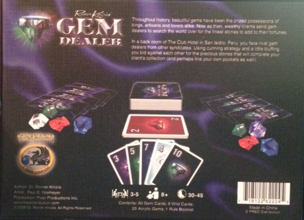 Gem Dealer  (3-5) board game collectible [Barcode 718122622245] - Main Image 2