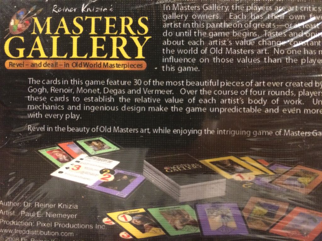 Masters Gallery  (2-4) board game collectible [Barcode 718122624041] - Main Image 2