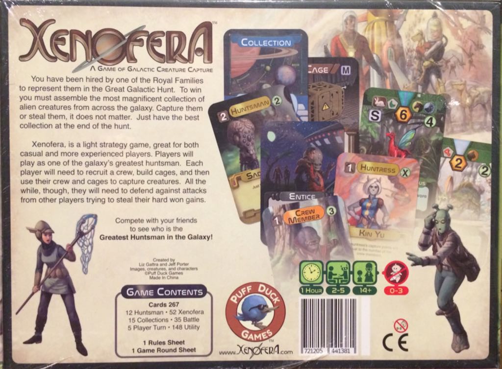 Xenofera  (2-5) board game collectible [Barcode 721205441381] - Main Image 2