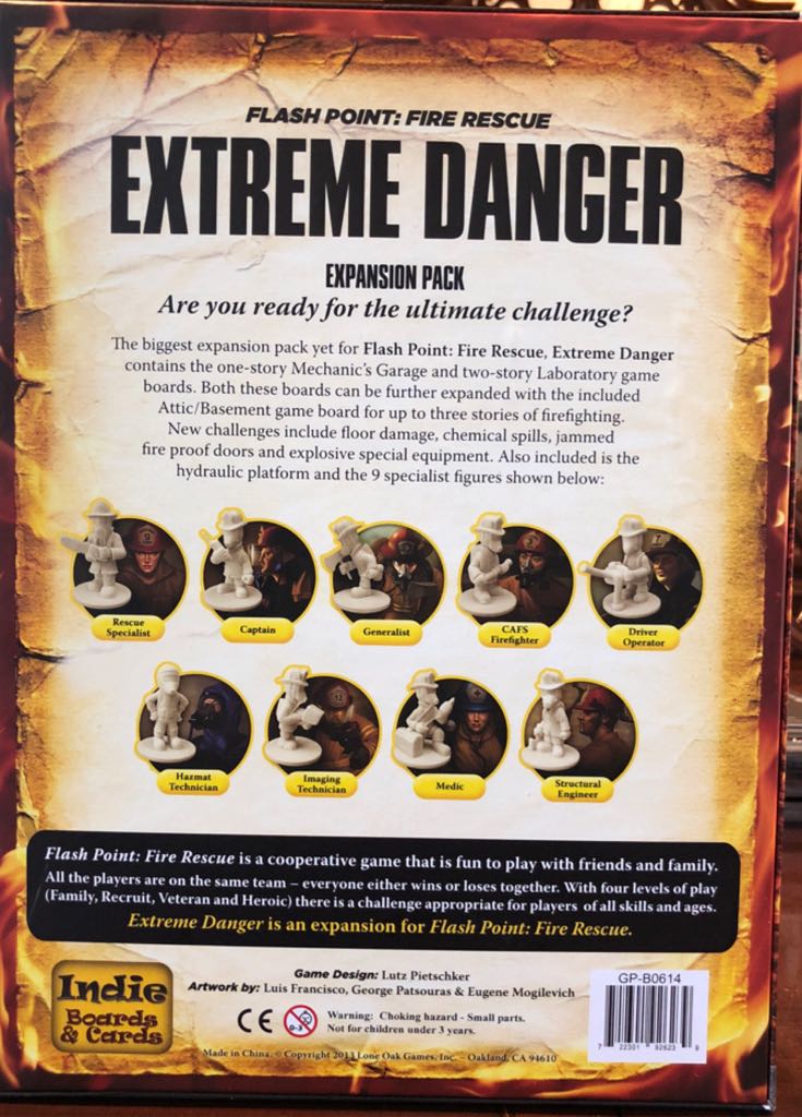 Flash Point: Extreme Danger  (2-6) board game collectible [Barcode 722301926239] - Main Image 2