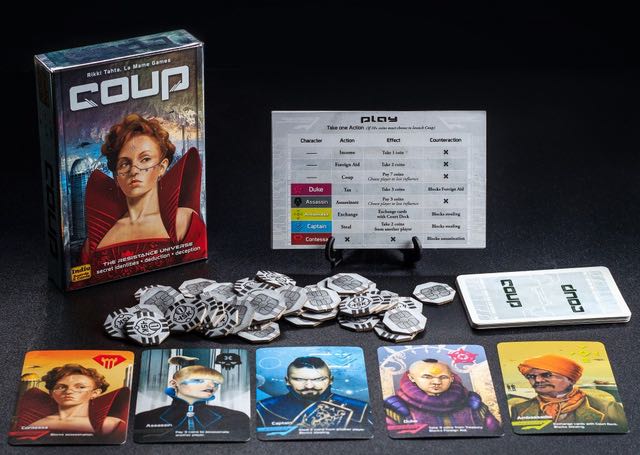 Coup  (2-6) board game collectible [Barcode 722301926246] - Main Image 2