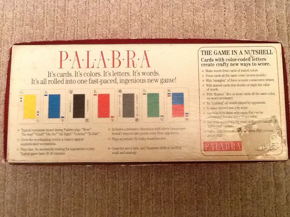 Palabra  (2-6) board game collectible [Barcode 724752555556] - Main Image 2