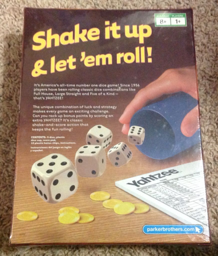 Yahtzee  (2+) board game collectible [Barcode 032244009501] - Main Image 2