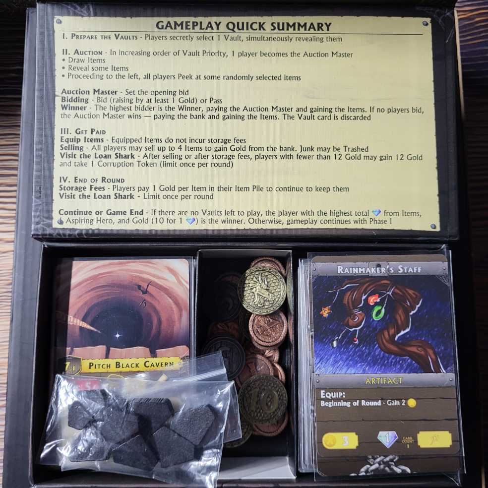 Vault Wars: Kickstarter Deluxe  (3-5) board game collectible [Barcode 728028379655] - Main Image 4