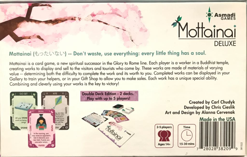 Mottainai Deluxe  (2-5) board game collectible [Barcode 728028382099] - Main Image 2