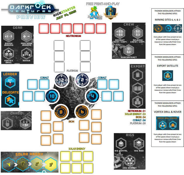 Darkrock Ventures  (1-5) board game collectible [Barcode 728028405033] - Main Image 3
