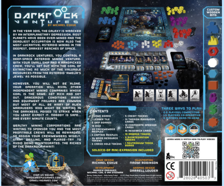 Darkrock Ventures  (1-5) board game collectible [Barcode 728028405033] - Main Image 4