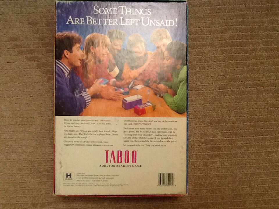Taboo  (4+) board game collectible [Barcode 032244040153] - Main Image 2