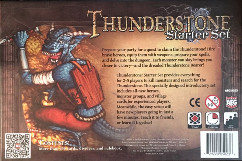 Thunderstone: Stater Set  (1-5) board game collectible [Barcode 729220050236] - Main Image 2