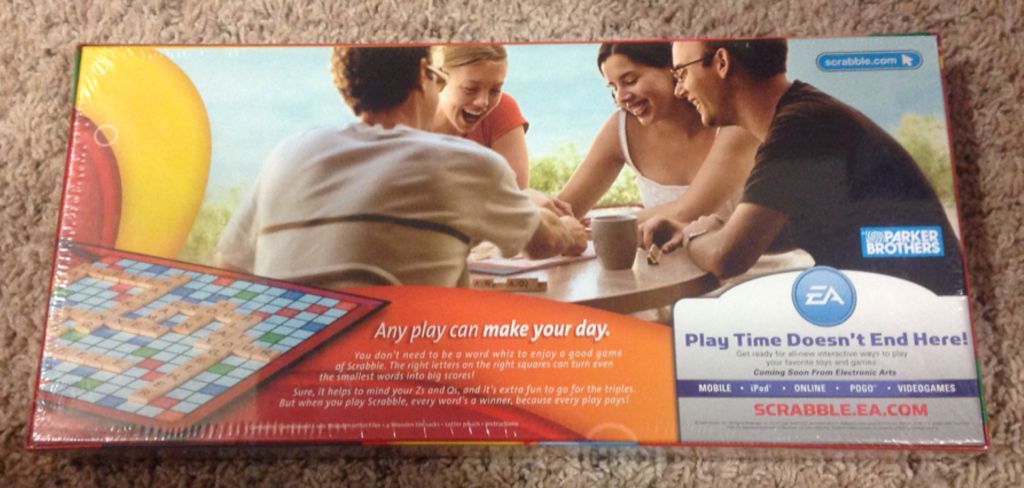 Scrabble  (2-4) board game collectible [Barcode 032244040245] - Main Image 2