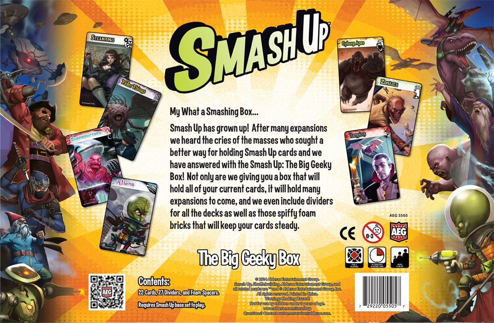 Smash Up  (2-4) board game collectible [Barcode 729220055019] - Main Image 2