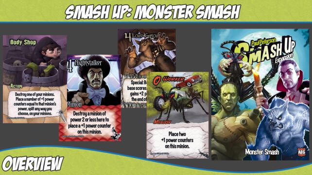 Smash Up: Monster Smash  (2-4+) board game collectible [Barcode 729220055064] - Main Image 2