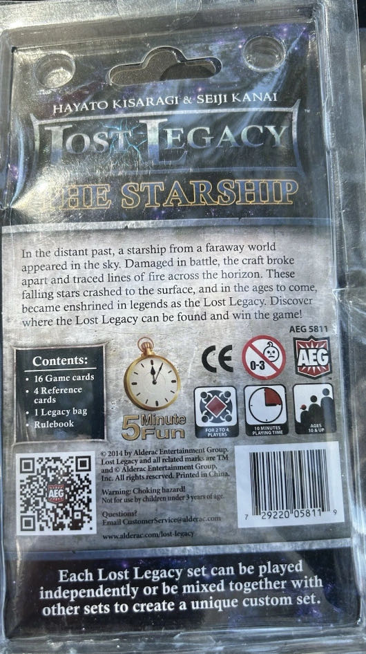 Lost Legacy The Starship/Flying Garden  (2-4) board game collectible [Barcode 729220058119] - Main Image 2