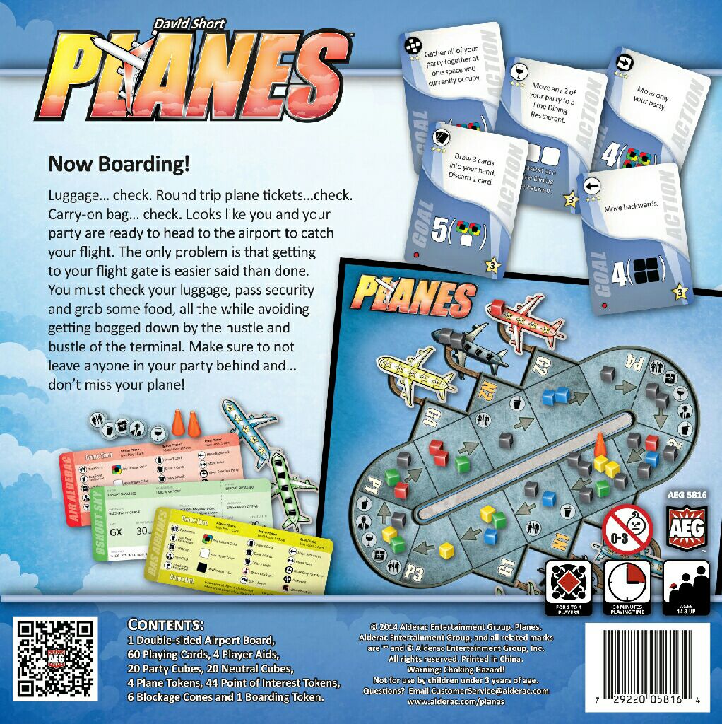 Planes  (2-4) board game collectible [Barcode 729220058164] - Main Image 2