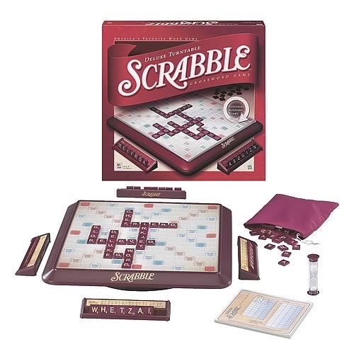 Scrabble Deluxe w/Turntable  (2-4) board game collectible [Barcode 032244040344] - Main Image 3