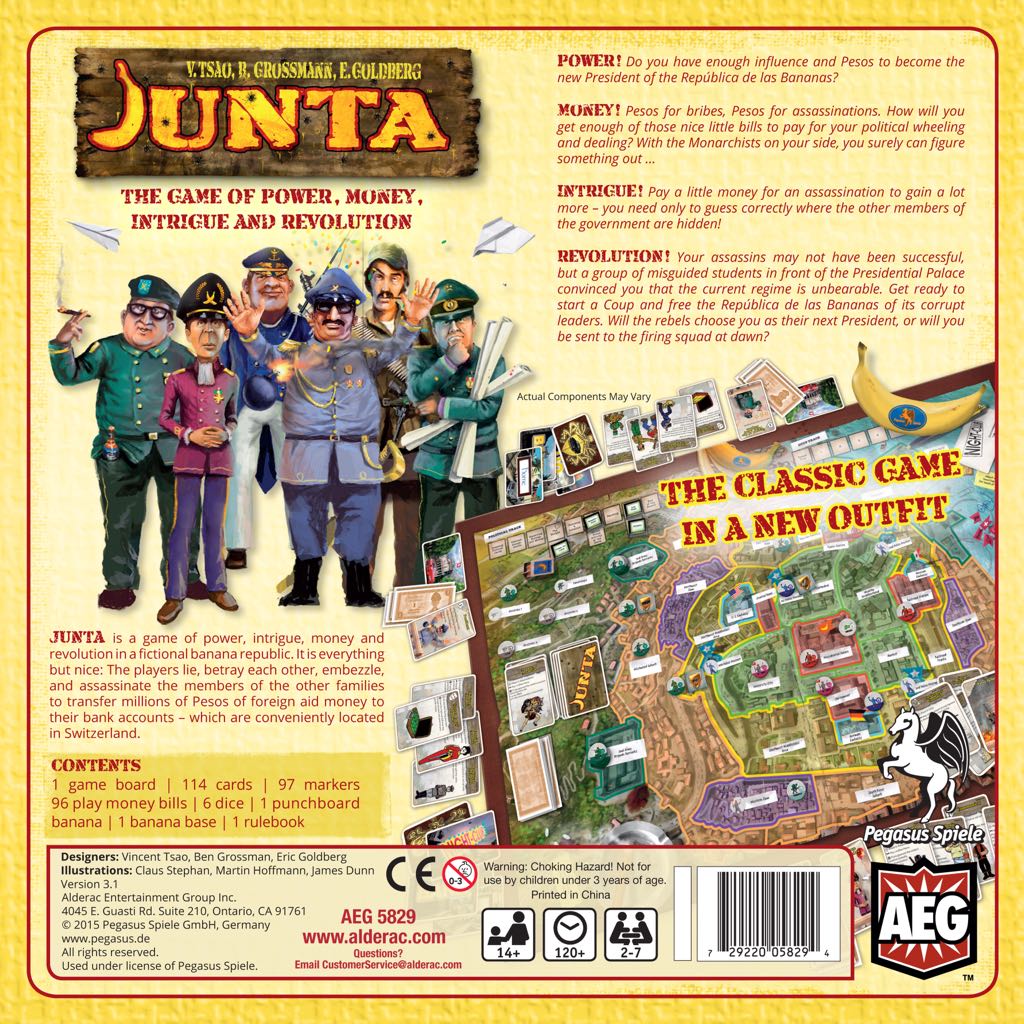 Junta  (2-7) board game collectible [Barcode 729220058294] - Main Image 2