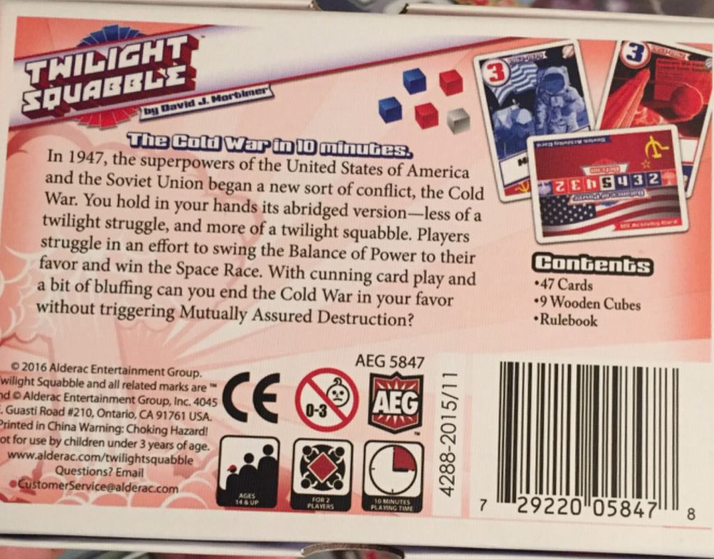 Twilight Squabble  (2) board game collectible [Barcode 729220058478] - Main Image 2