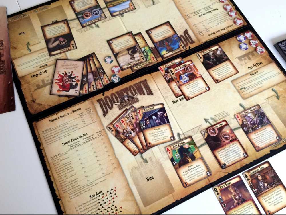 Doomtown: Reloaded  (2-4) board game collectible [Barcode 729220059017] - Main Image 3