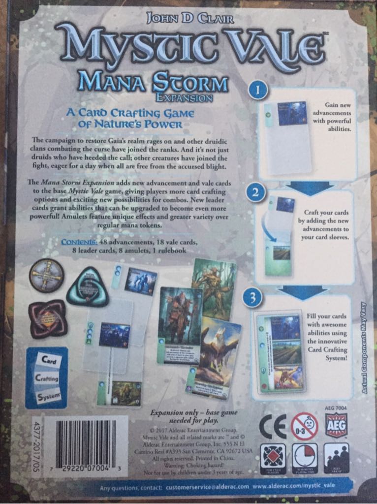 Mystic Vale: Mana Storm  (2-4) board game collectible [Barcode 729220070043] - Main Image 2