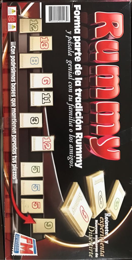 Rummy  (2-4) board game collectible [Barcode 730002005139] - Main Image 2