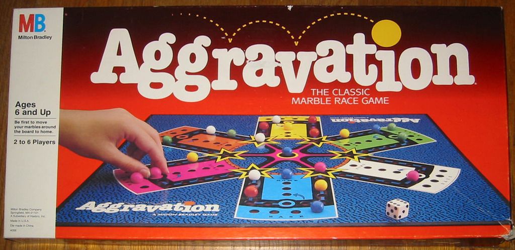Aggravation  (2-6) board game collectible [Barcode 032244040580] - Main Image 1
