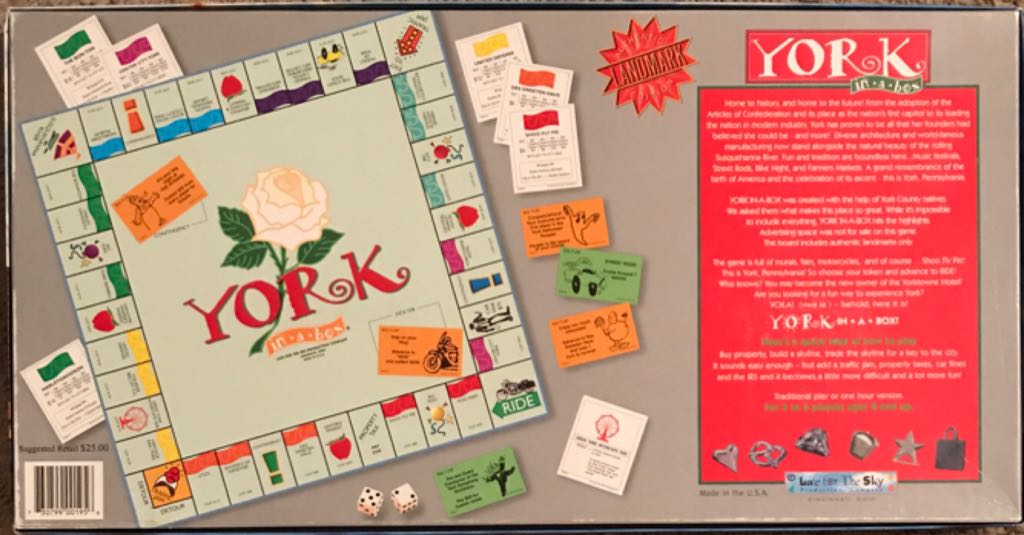 York in-a-Box  (2-6) board game collectible [Barcode 730799001956] - Main Image 2