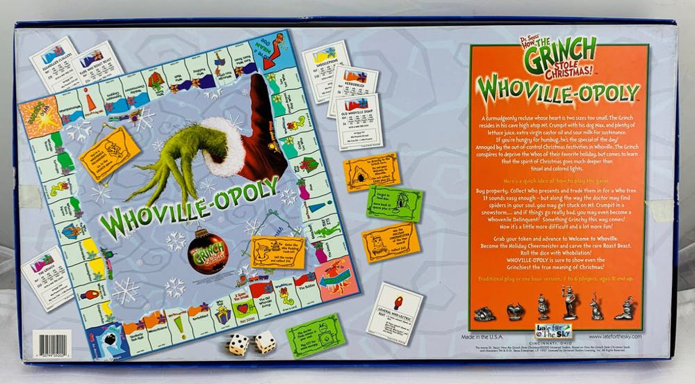 Monopoly: Whoville-Opoly  (6) board game collectible [Barcode 730799050022] - Main Image 2