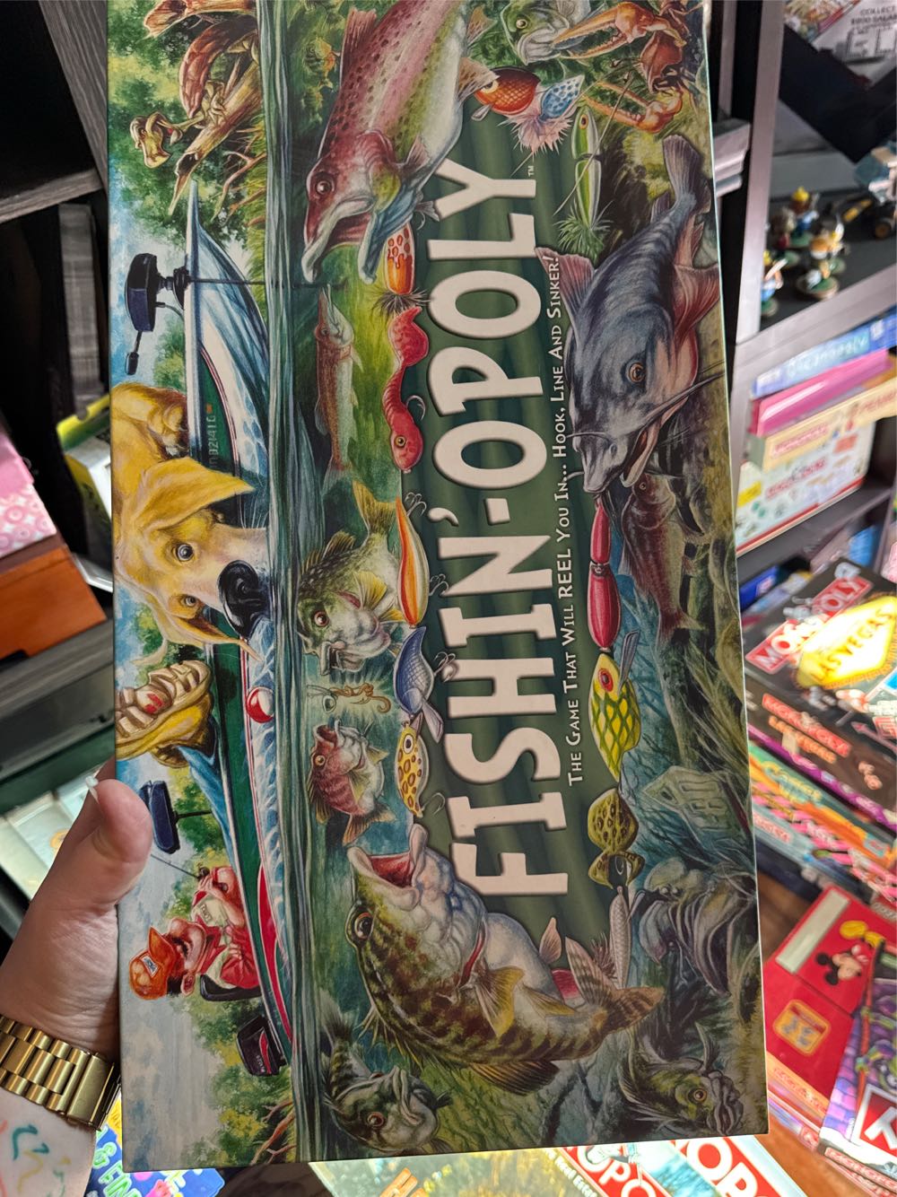 Fishin-Opoly  (2-6) board game collectible [Barcode 730799050794] - Main Image 2