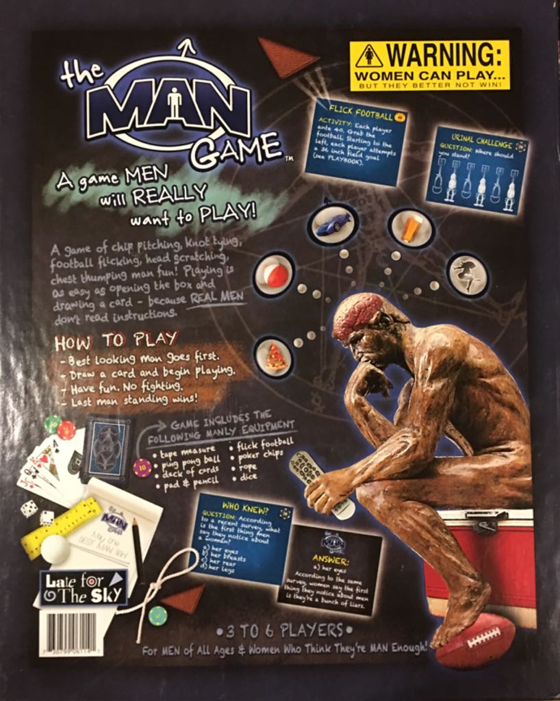 The Man Game  (3-6) board game collectible [Barcode 730799061141] - Main Image 2