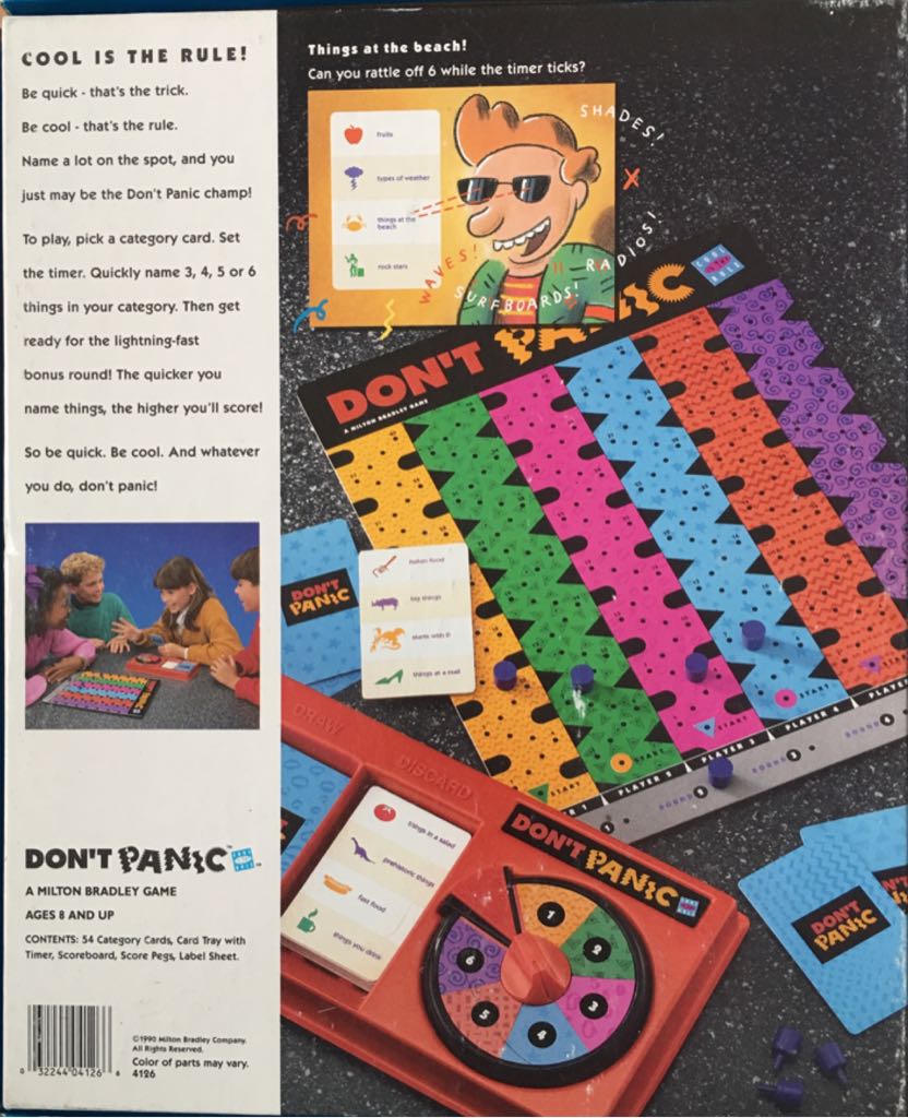 Don’t Panic  (2-6) board game collectible [Barcode 032244041266] - Main Image 2