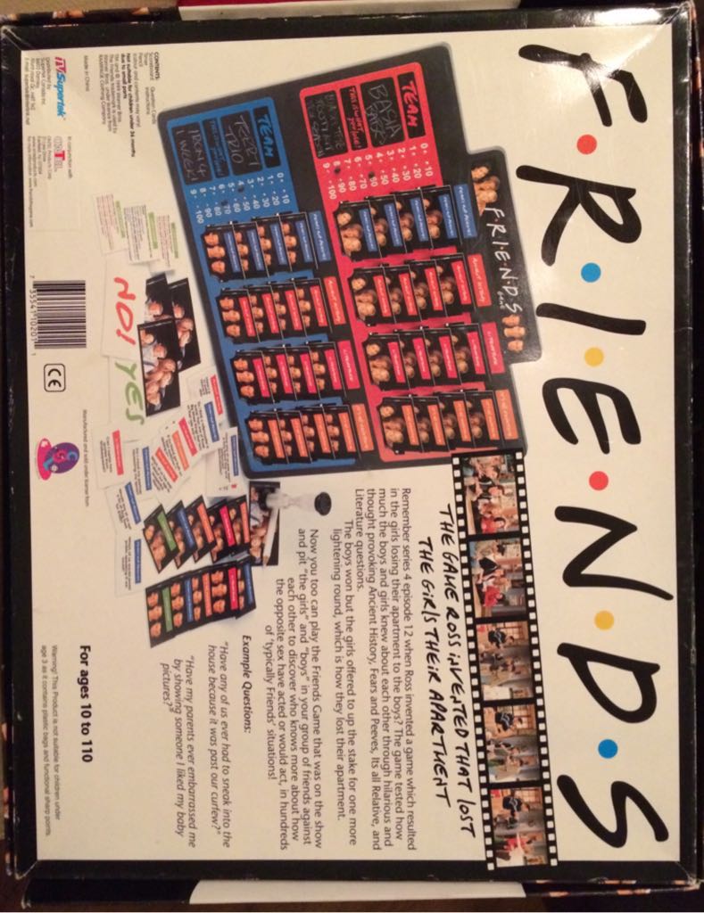 Friends Game  (4) board game collectible [Barcode 735541102011] - Main Image 2