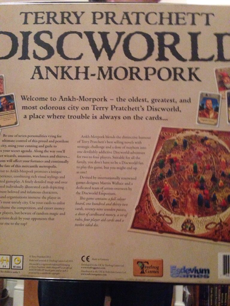 Discworld: Ankh-Morpork  (2-4) board game collectible [Barcode 736211951472] - Main Image 2