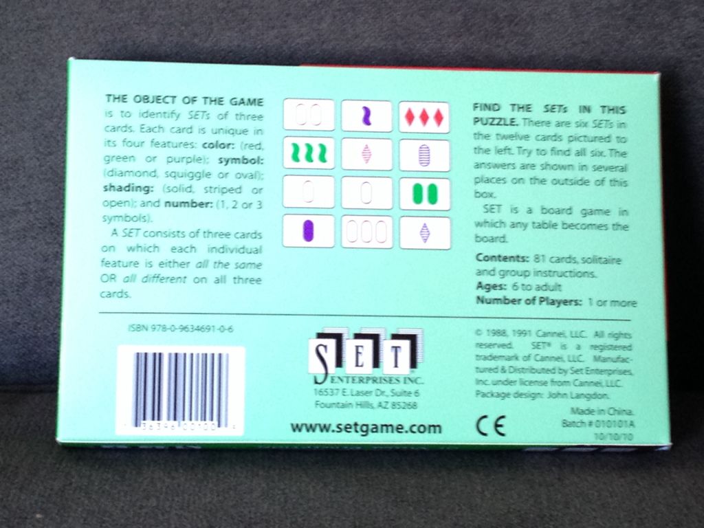 Set  (2-4) board game collectible [Barcode 736396001009] - Main Image 2