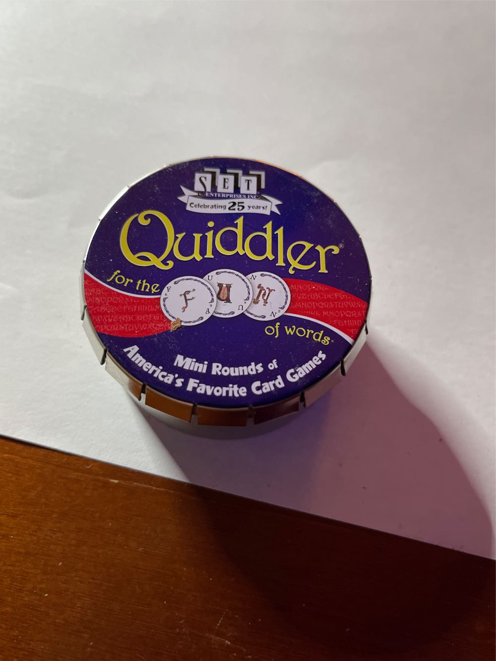 Quiddler  (1-8) board game collectible [Barcode 736396050007] - Main Image 3