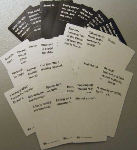 Cards Against Humanity: 2012 Holiday Pack  (4+) board game collectible [Barcode 736846999436] - Main Image 4